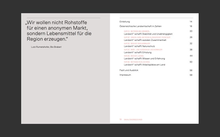 Textseite Broschüre