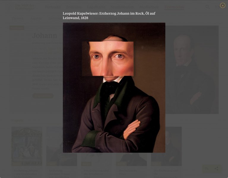 Welt der Habsburger Screenshot Bilderwelt