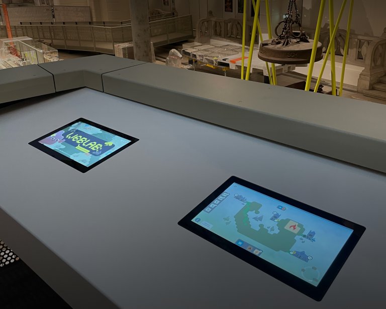 TMW Ausstellungsansicht WebLab